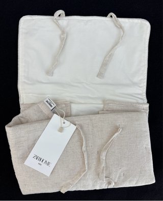 Cambiador portátil bebé Zara Home Kids lino