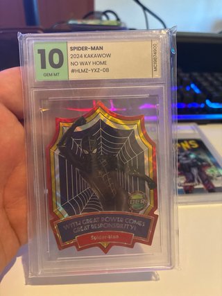 Lote Tarjetas Marvel GCG Spider-Man, Hulk, Thanos