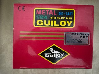 Coche Guiloy Peugeot 205 Rallye sin abrir