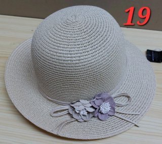 Sombreros playeros de paja para mujer