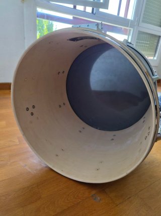 Bombo negro batería Remo 55 cm funda incluida