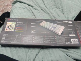 Teclado Genesis Thor 303 Blanco