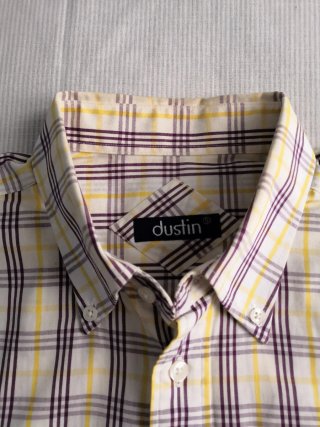 Camisa cuadros Dustin manga larga hombre talla 5