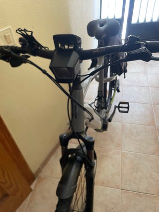 Bicicleta Eléctrica Gris Haibike treking 6