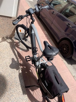 Bicicleta Eléctrica Gris Haibike treking 6