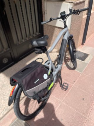 Bicicleta Eléctrica Gris Haibike treking 6