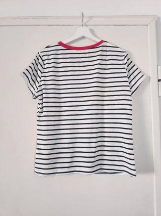Camiseta rayas corazón Talla L