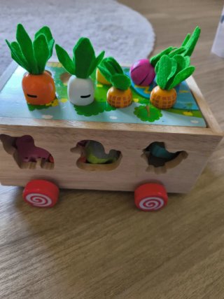 Juguete Montessori Granja Madera