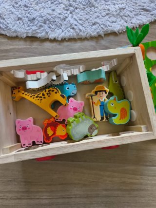 Juguete Montessori Granja Madera