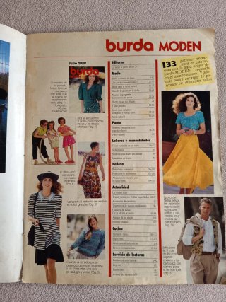 Revista Burda Moden Julio/1989