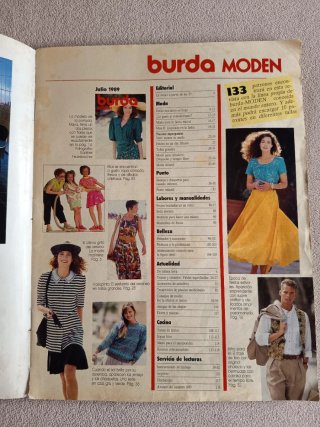 Revista Burda Moden Julio/1989