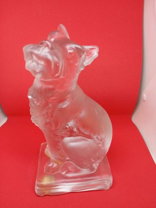 Statua cane Goebel vintage cristallo