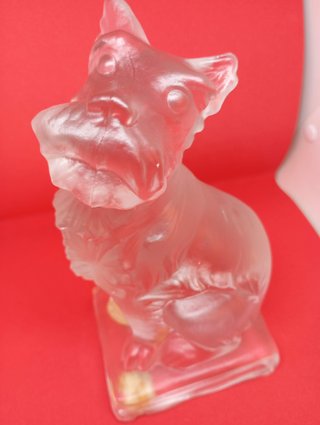 Statua cane Goebel vintage cristallo