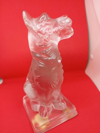 Statua cane Goebel vintage cristallo