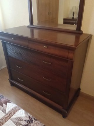 Muebles dormitorio matrimonio de madera