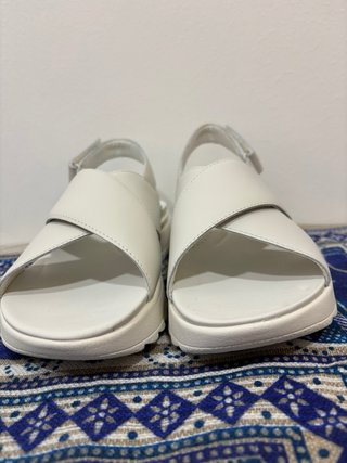 Sandalias Clarks Blancas Plataforma