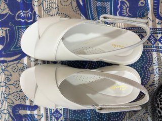 Sandalias Clarks Blancas Plataforma