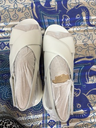 Sandalias Clarks Blancas Plataforma