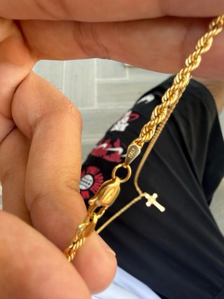 Cadena Oro Italiano 18k, 11 gr de joyeria.