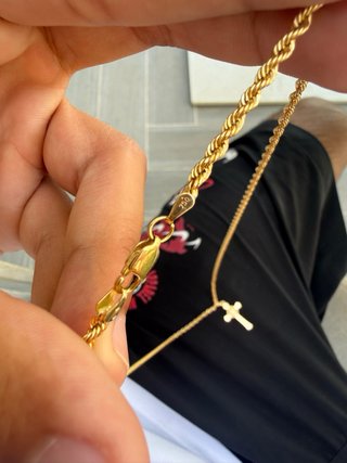 Cadena Oro Italiano 18k, 11 gr de joyeria.
