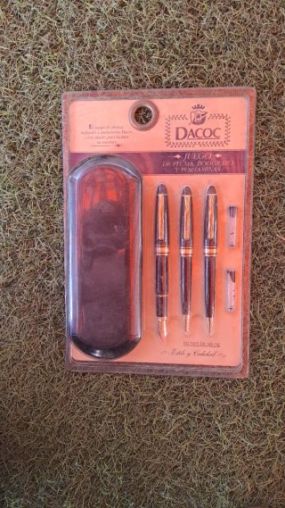 Juego Dacoc Pluma, Bolígrafo y Portaminas
