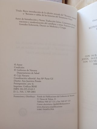 'Historias del Testamento Viejo', Miguel Servet