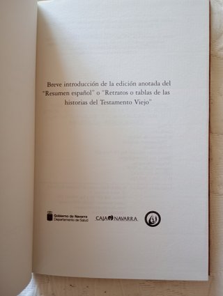 'Historias del Testamento Viejo', Miguel Servet