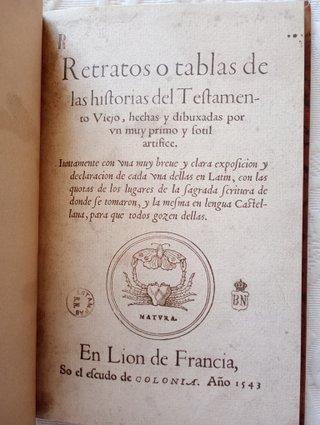 'Historias del Testamento Viejo', Miguel Servet