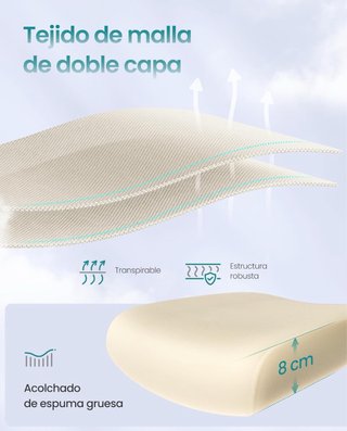 Silla de oficina SONGMICS transpirable
