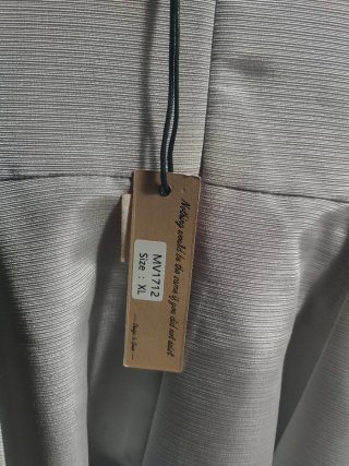 Vestido plateado