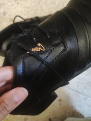 Mocasines de cuero negros
