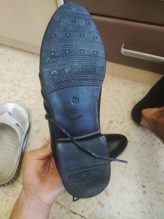 Mocasines de cuero negros