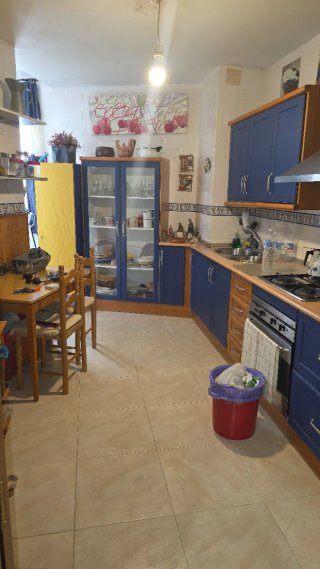 Mueble Cocina Azul y Amarillo