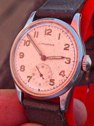 Reloj Longines Militar Plata