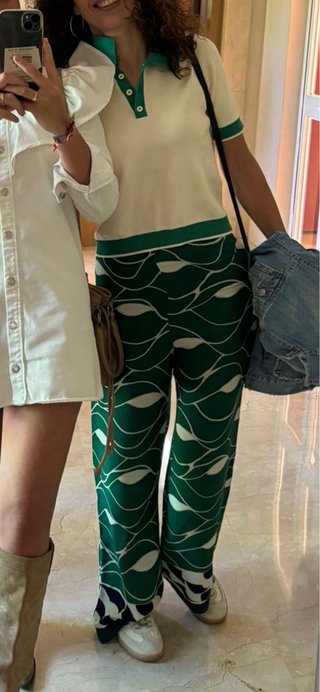 Conjunto polo y pantalon Mango