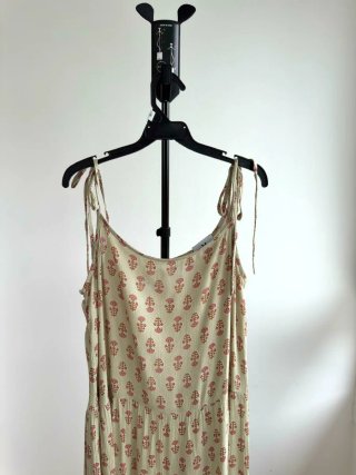 Vestido largo estampado floral talla M