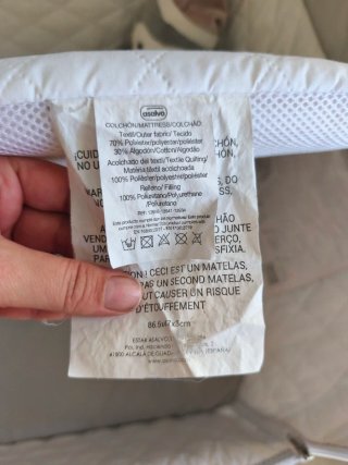 Minicuna colecho Asalvo +colchón visco opcional