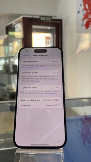 iPhone 15 Pro Azul 128GB Batería 100%