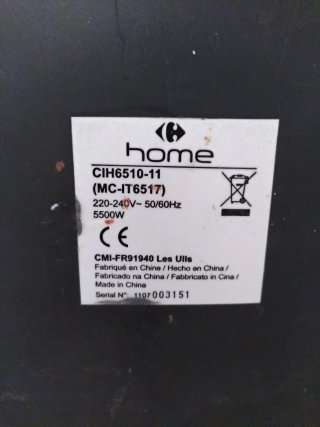Vitrocerámica Home CIH6510-11 Carrefour