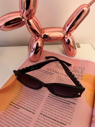 Gafas de sol apliques dorados
