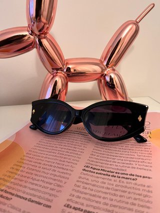 Gafas de sol apliques dorados