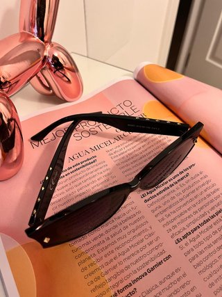Gafas de sol apliques dorados