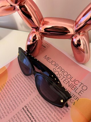 Gafas de sol apliques dorados