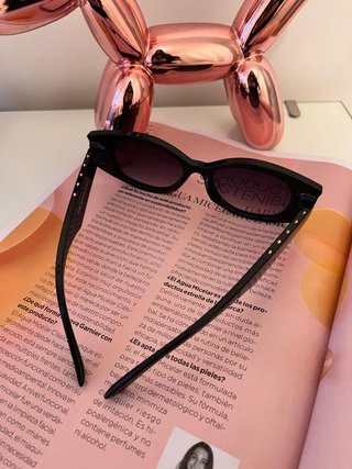 Gafas de sol apliques dorados