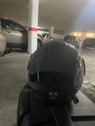 Casco Moto Talla M Gris