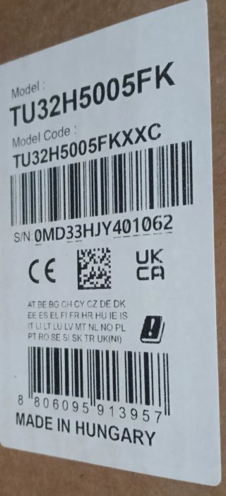 Samsung HD TV H5000F 32
