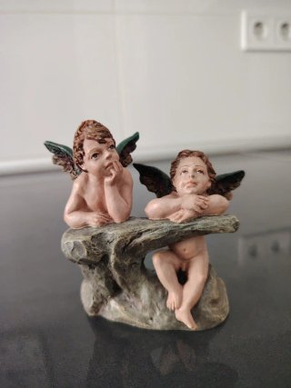 Set 3 Angelitos Decorativos. 9x10, 11 x8 y 9x10.