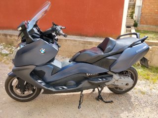 Maxi Scooter Negra y Azul