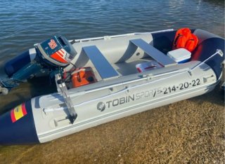 Barca Neumática Tobin Sports + Motor 15cv+Remolque