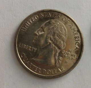 Moneda Conmemorativa cuarto Dólar USA